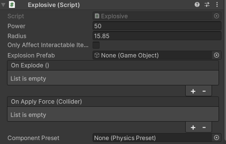 Explosive Inspector